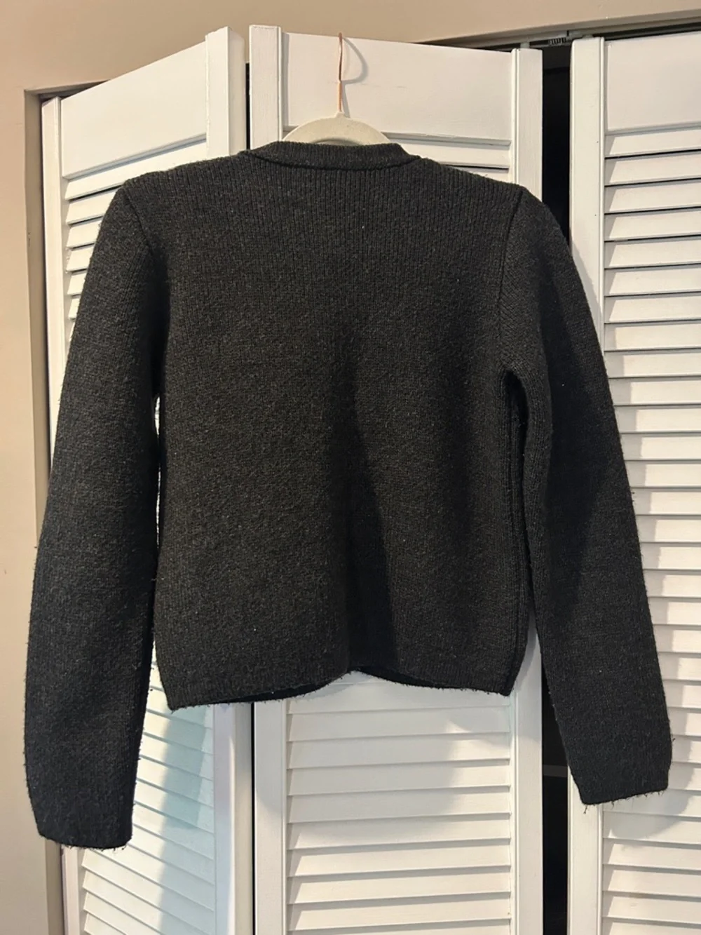 Zara cardigan | dark grey - Picture 3 of 5